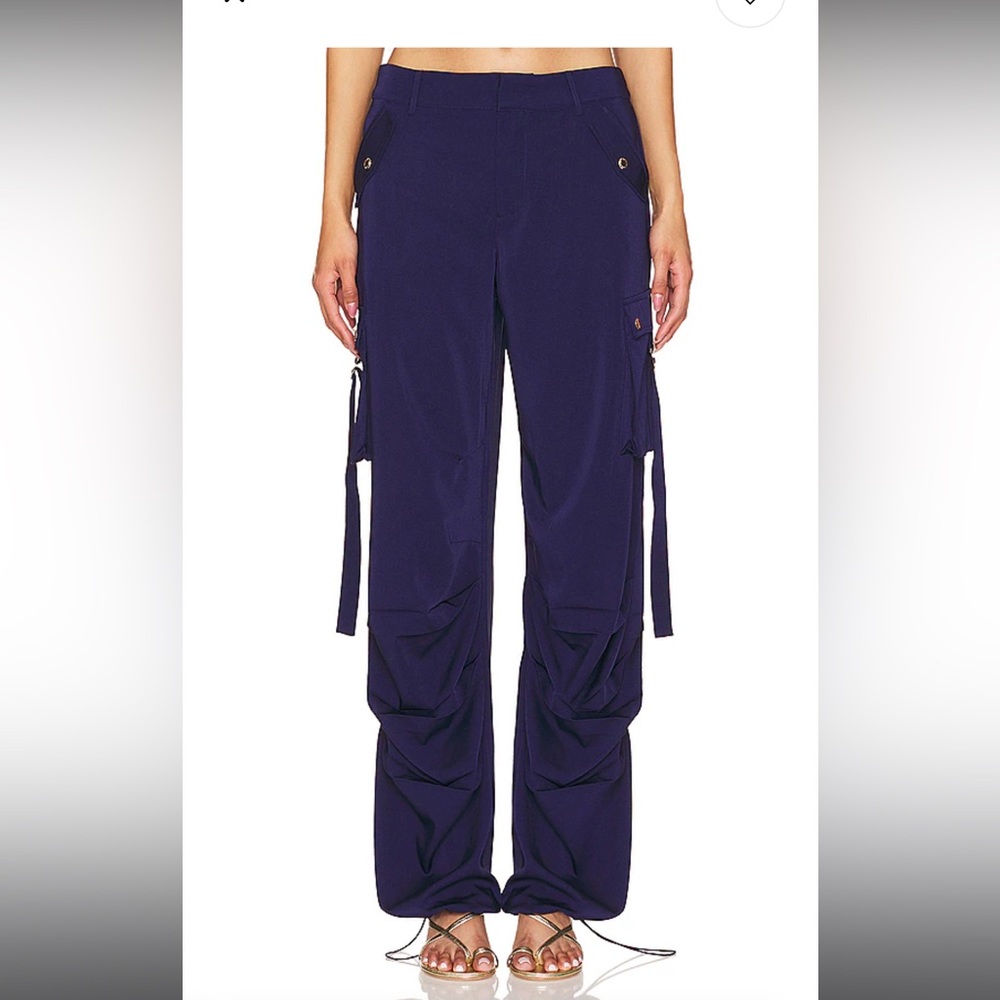 SER.O.YA Navy Flare Pants - Picture 4 of 12
